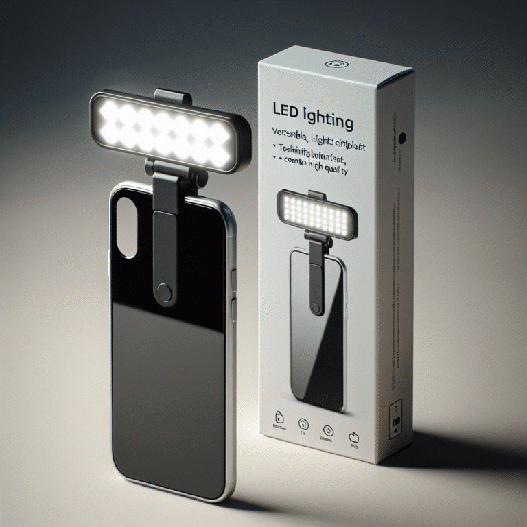 iluminação LED portátil para celular