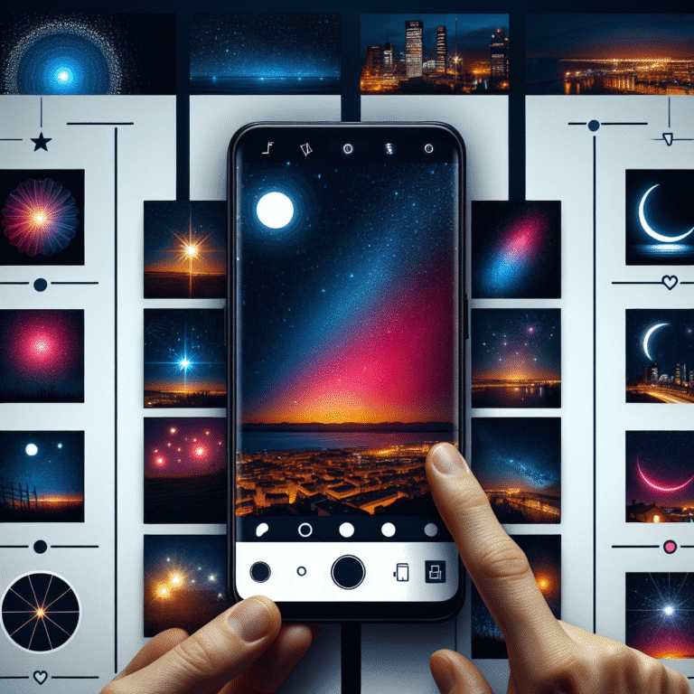 e os melhores filtros para fotografia noturna com smartphone