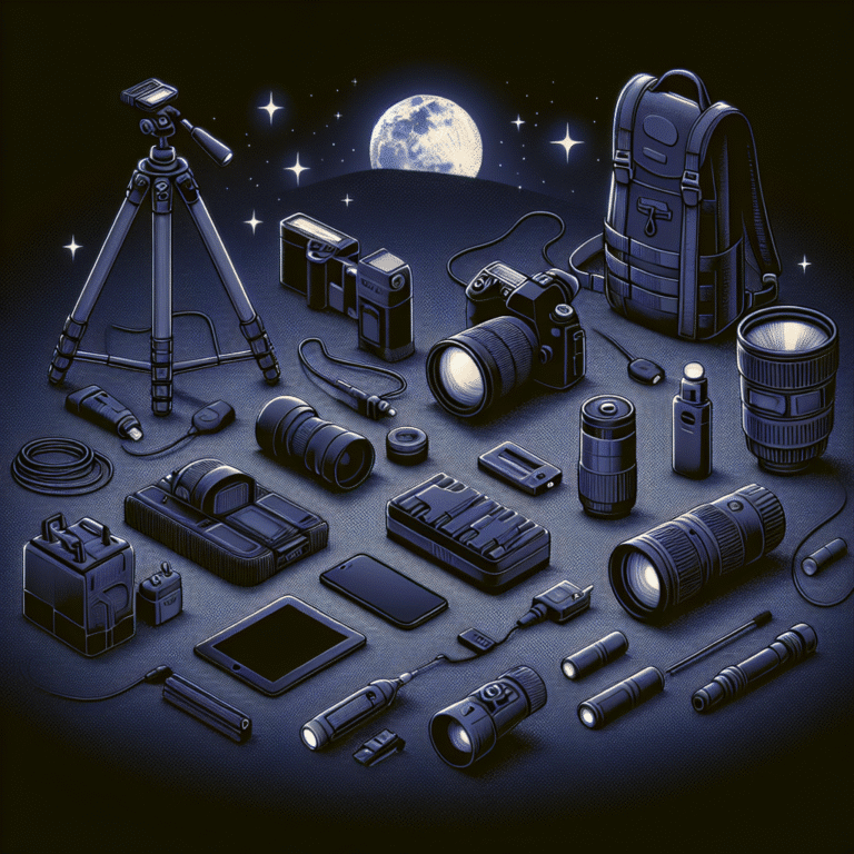 equipamento básico para fotografia noturna