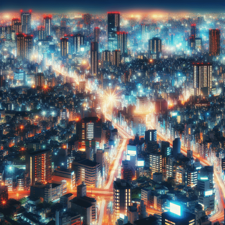 projetos fotográficos de luzes da cidade