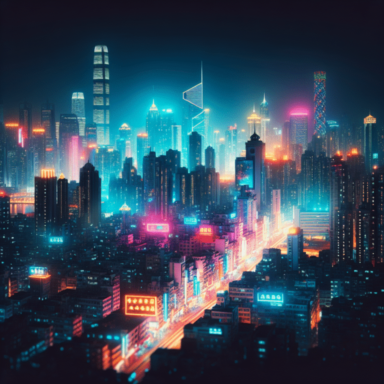 projetos fotográficos de luzes da cidade