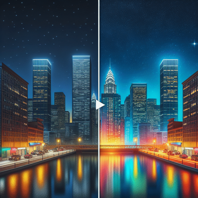 ajustes de brilho e contraste em fotos noturnas: passo a passo