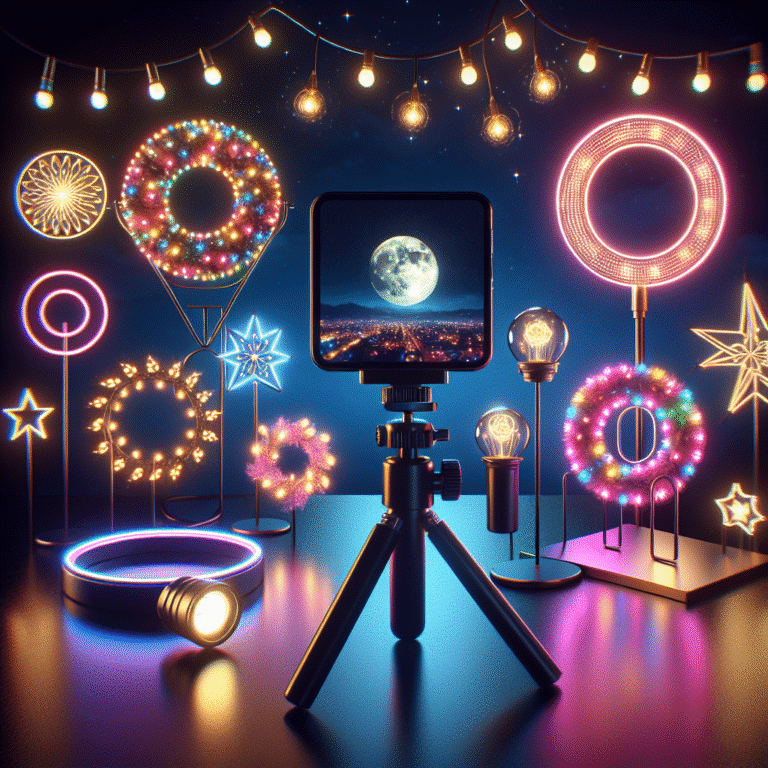 dicas de acessórios para Instagram à noite