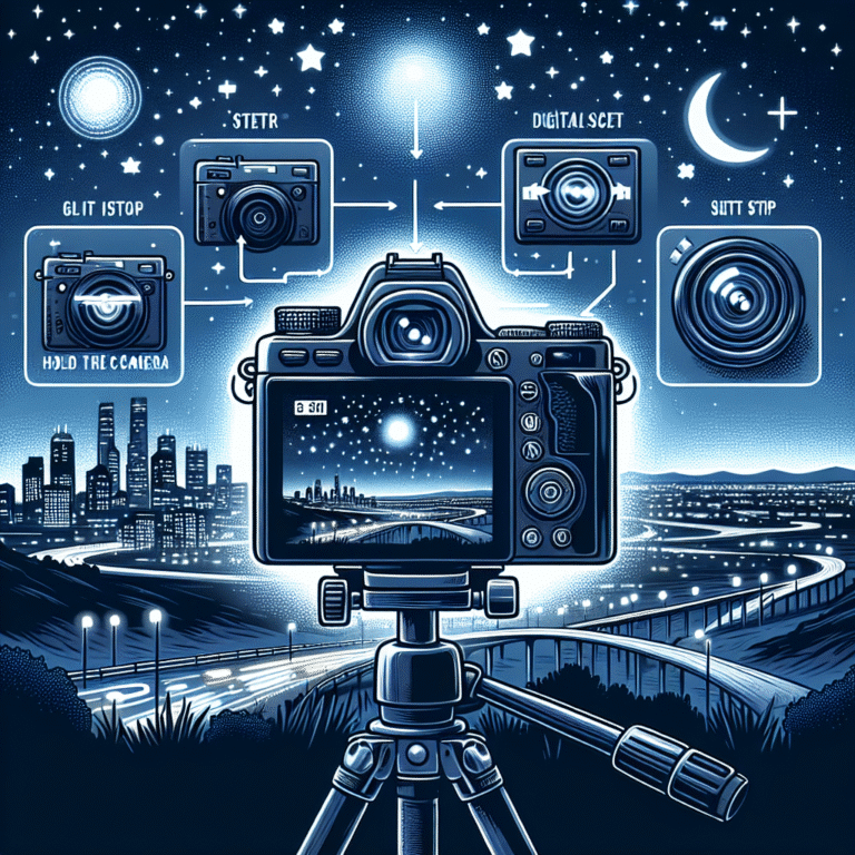 dicas para fotos noturnas sem borrão