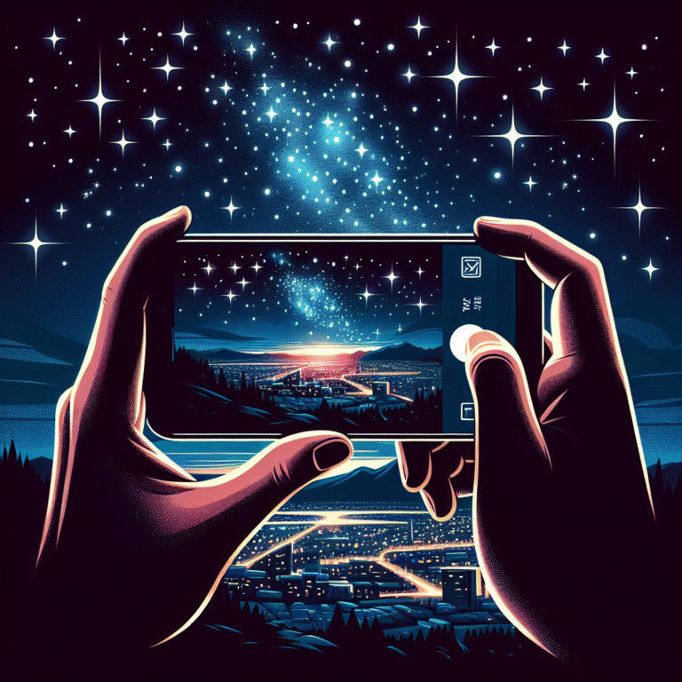 fotografia noturna sem tripé com smartphone