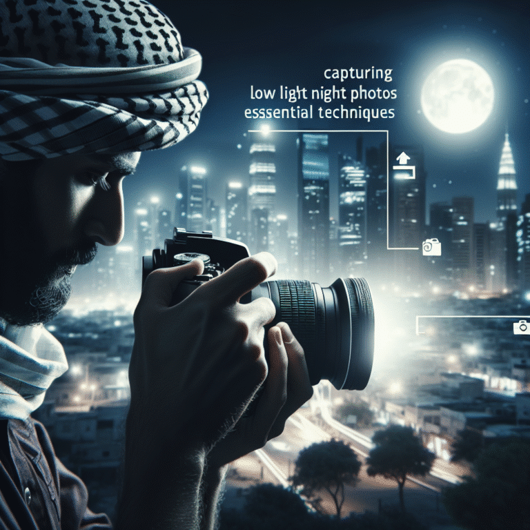 captura de fotos noturnas em baixa luz: técnicas essenciais