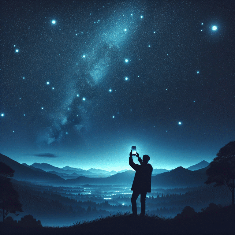 como fotografar estrelas com smartphone