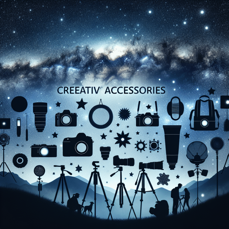 acessórios criativos para fotos noturnas