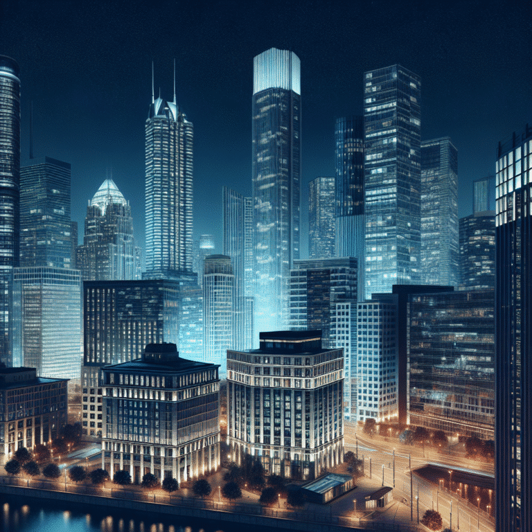 fotografias noturnas de arquitetura urbana