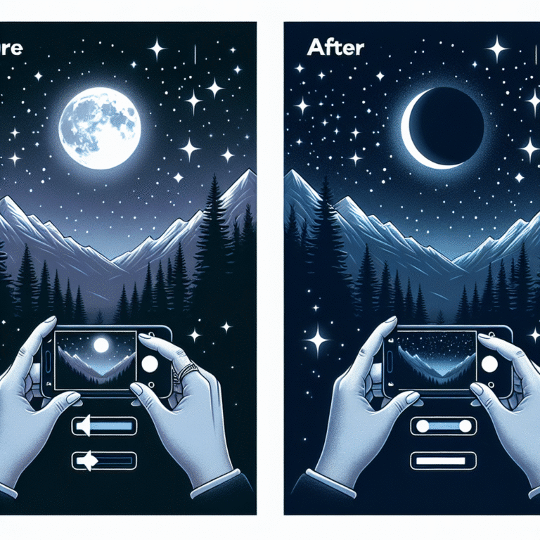 ajustes de brilho e contraste em fotos noturnas: técnicas eficazes