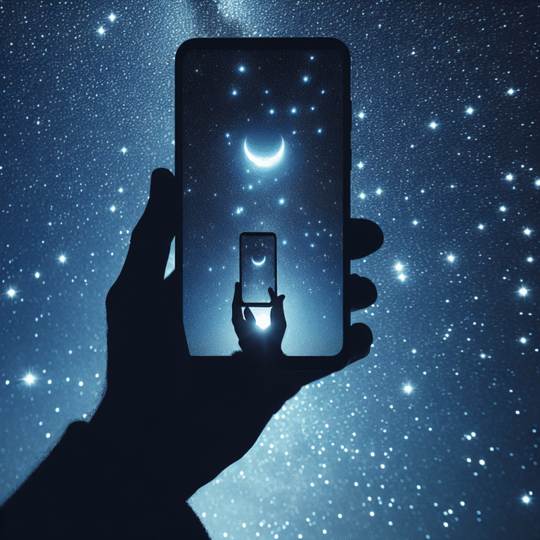 como fotografar estrelas e lua no celular